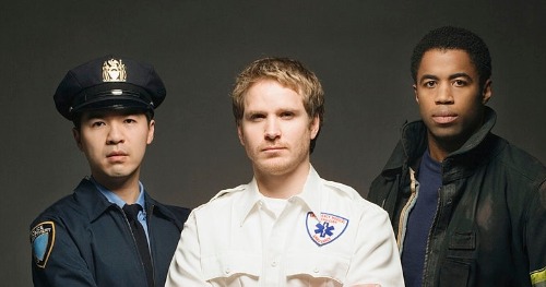 policeman, emergency medical technician and fireman