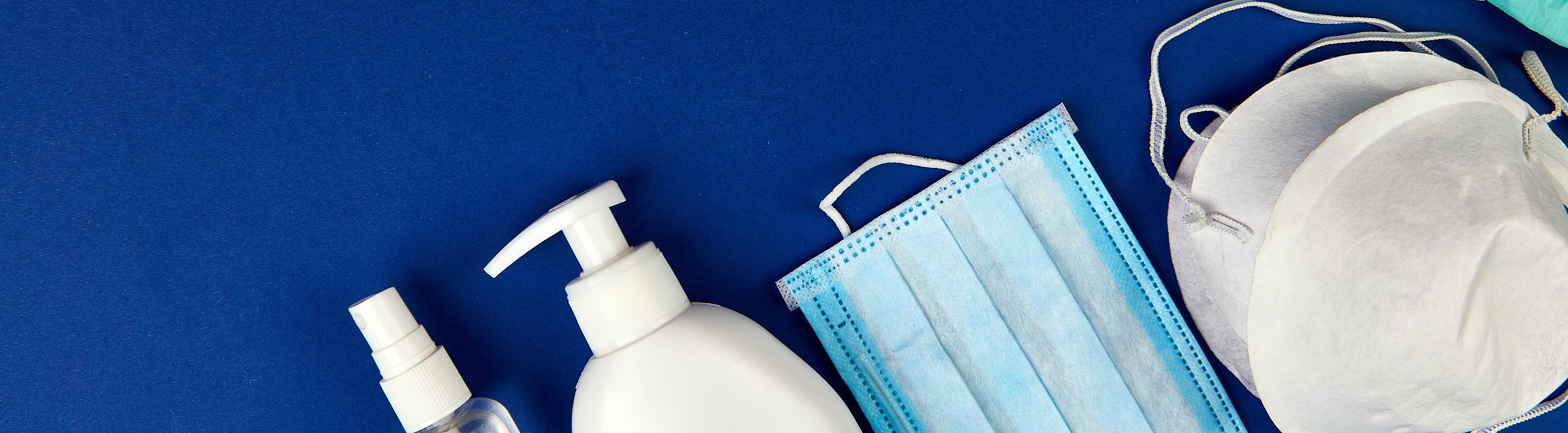 masks and sanitizing equipment